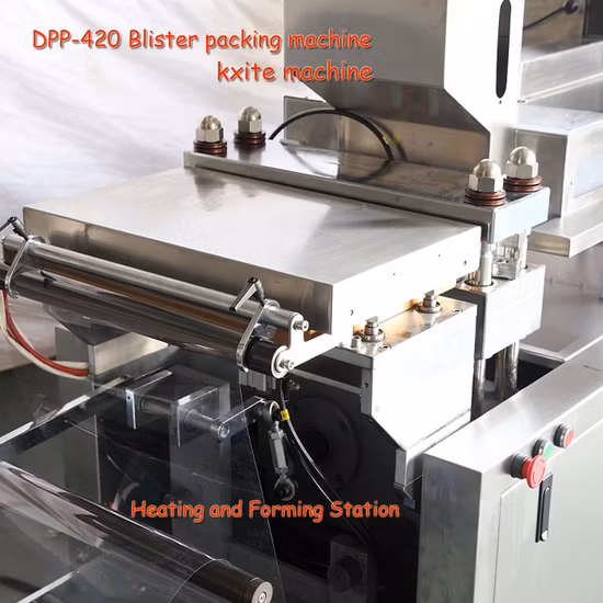 Dpp-140 Pharmaceutical Medical Candy Tablet Blister Packaging Machine Pill Blister Back Rapid Small Capsule Blister Packing Machine for Coating Chewing Gum